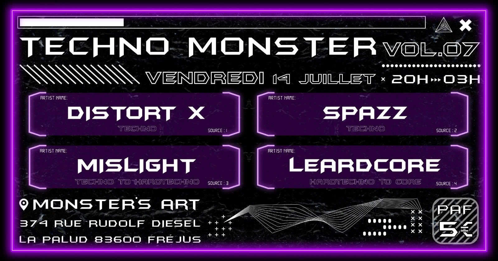 Techno Monster Vol.7 @ Monster's Art Cover