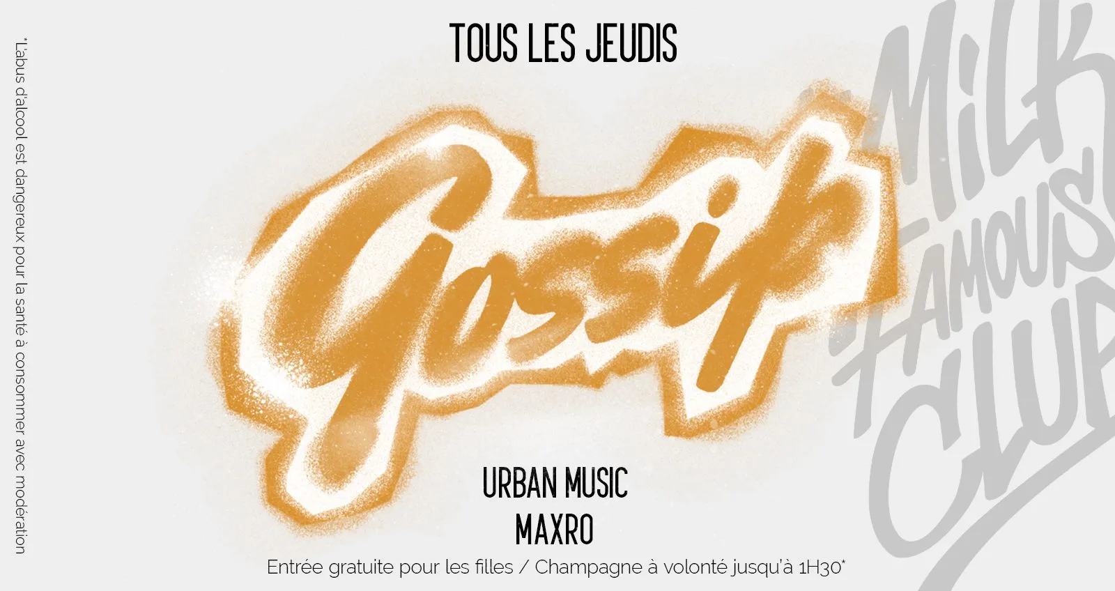 Jeu 25 Jan - Gossip W/ Maxro Cover