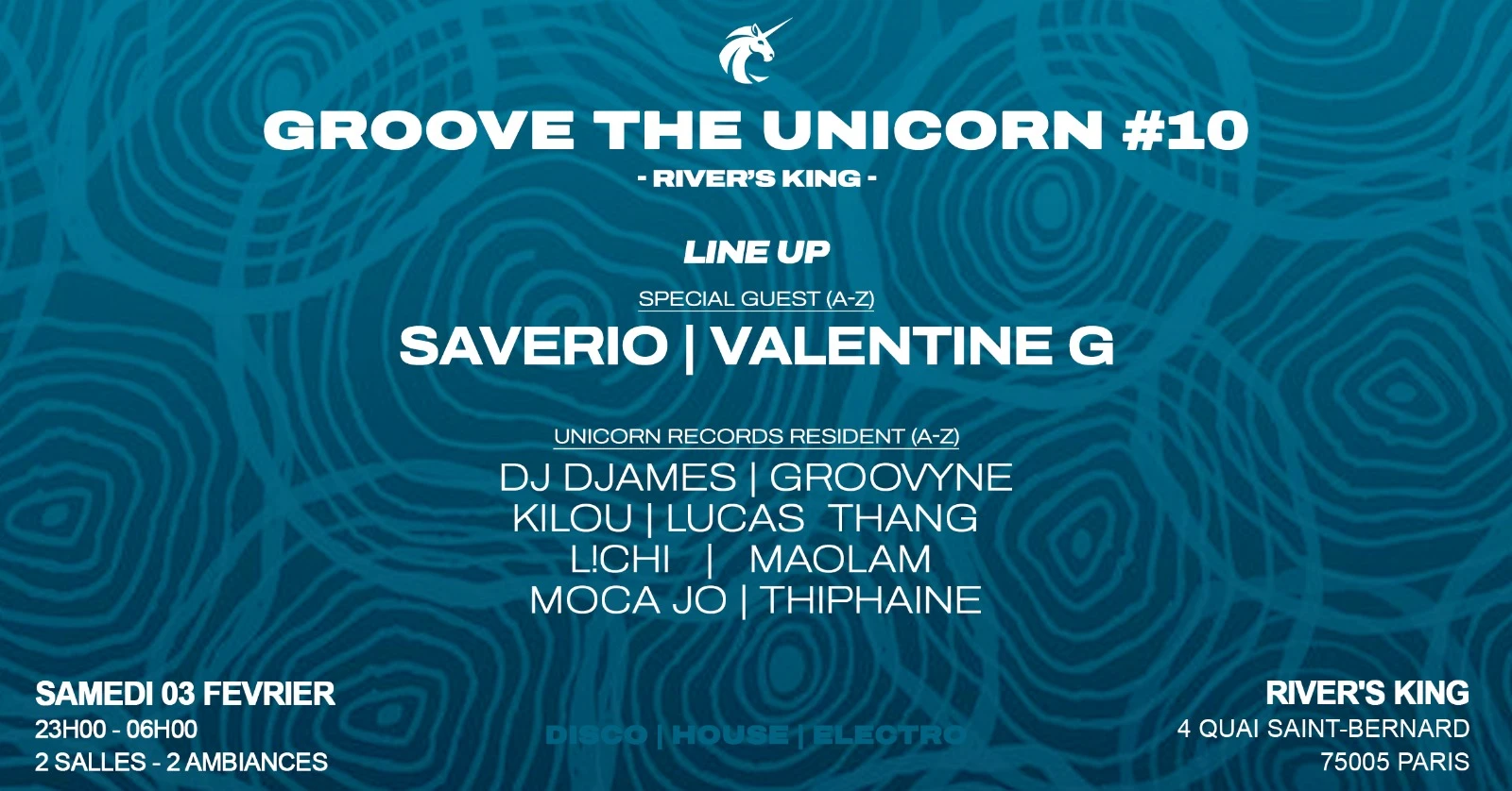Groove The Unicorn #10 - River's King Cover