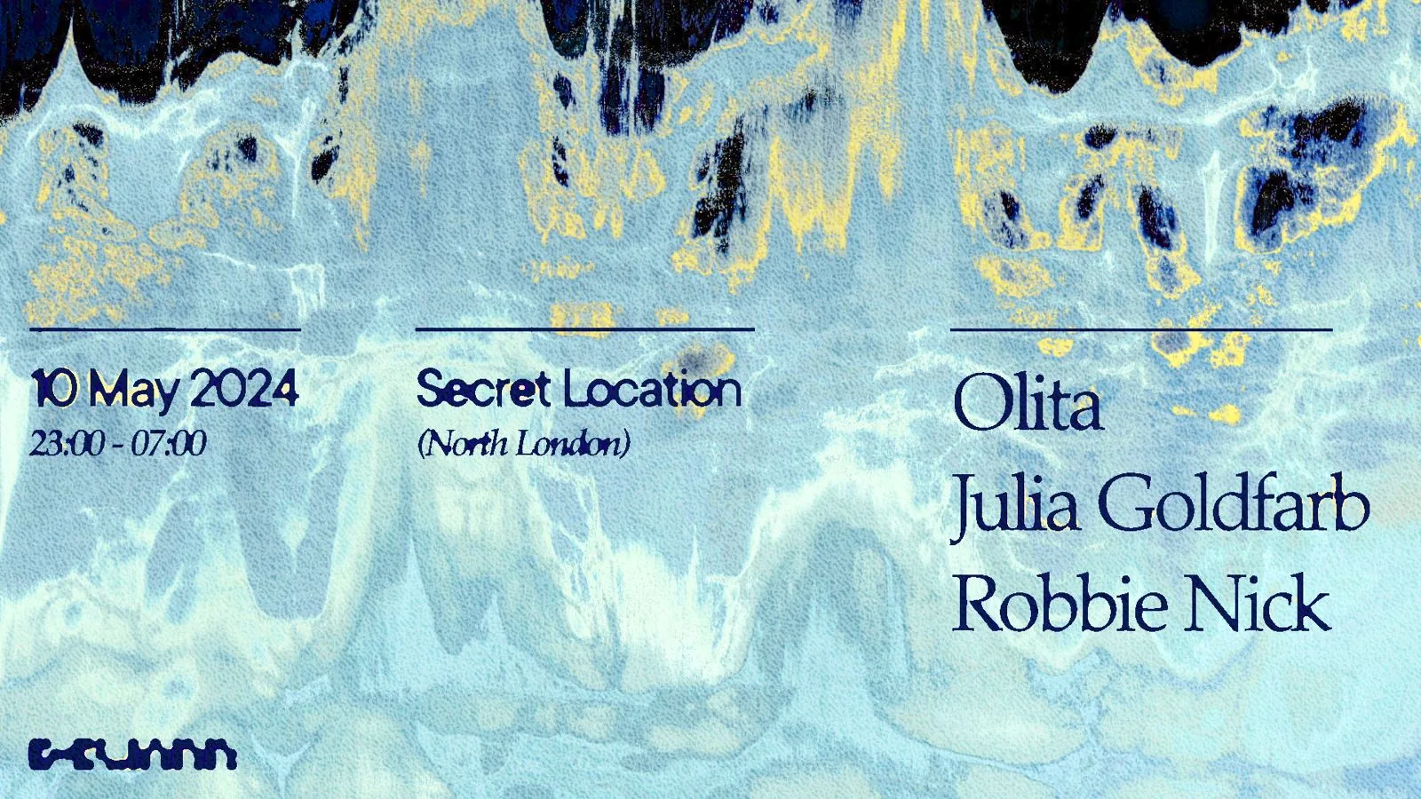 Deliann W Olita, Julia Goldfarb & Robbie Nick (11pm - 7am!!) Cover