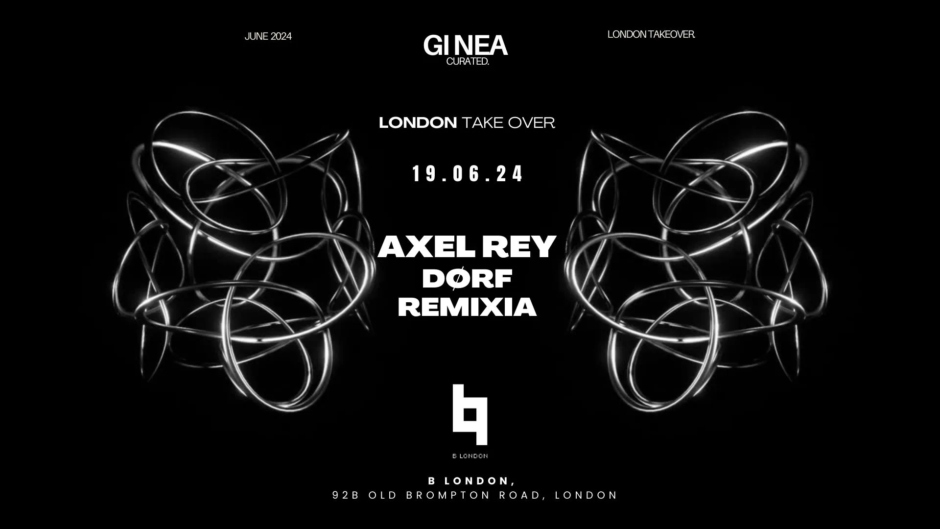 Gi Nea Paris X B London: Axel Rey (Fr), Dørf (Fr) & Remixia Cover