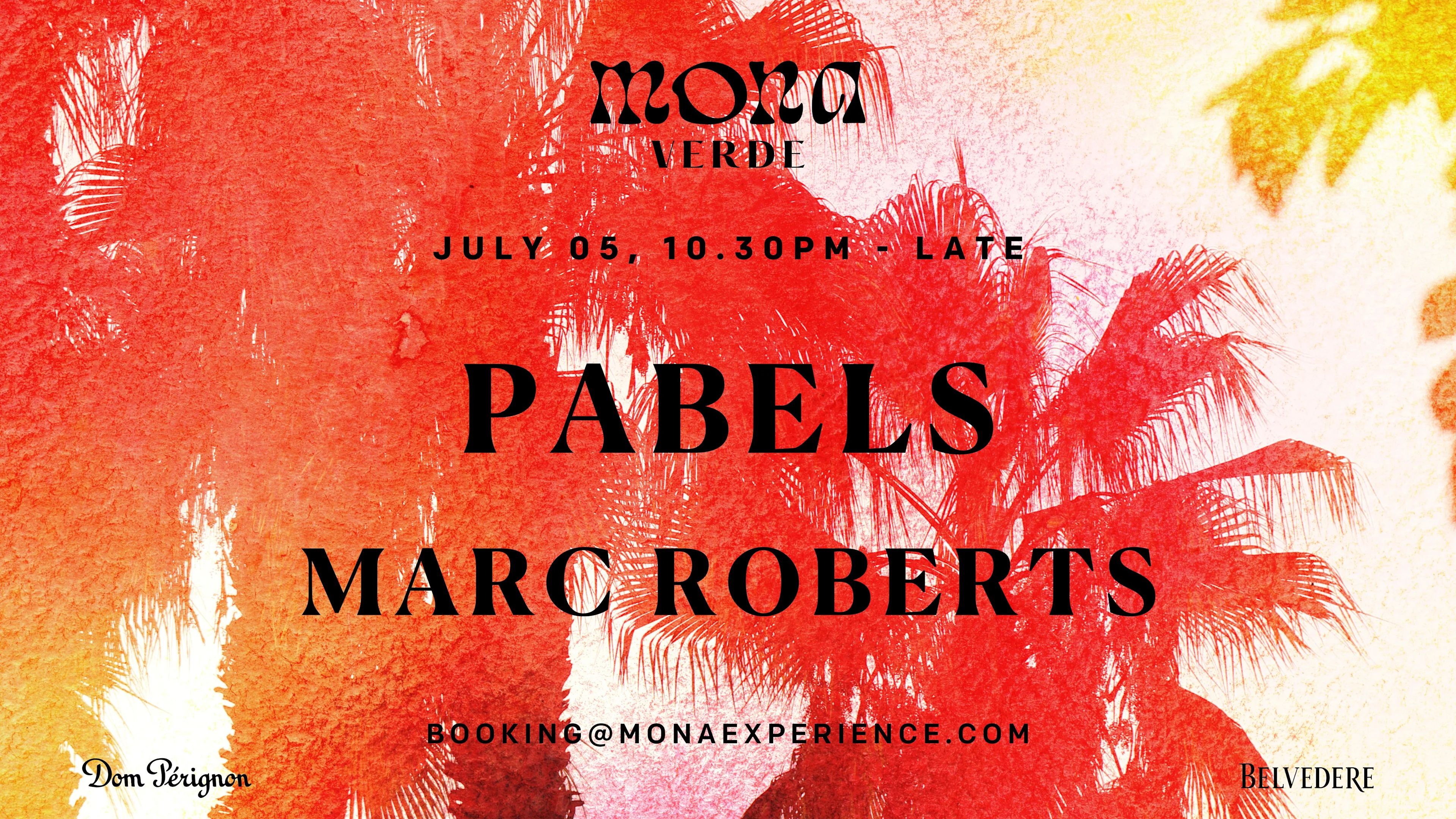 Marc Roberts + Pabels X Mona Verde Cover