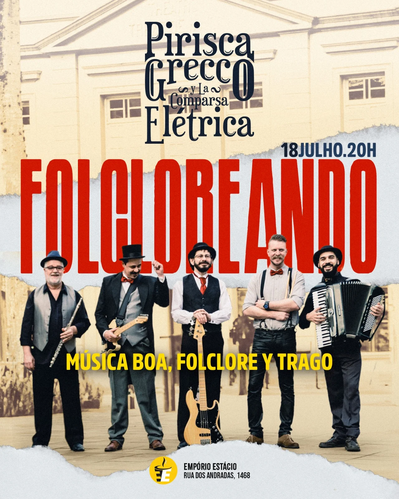 Folcloreando Em Cartaz Comparsa Elétrica Cover