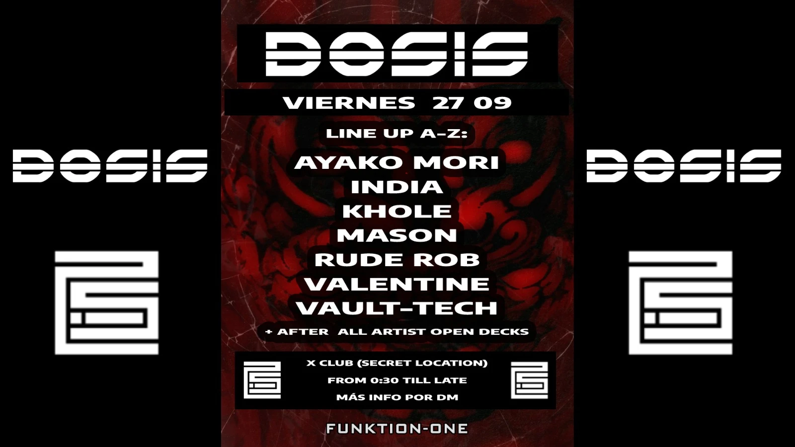 Dosis Klub [2is]: Ayako Mori/India/Khole/Mason/Rude Rob/& + Cover