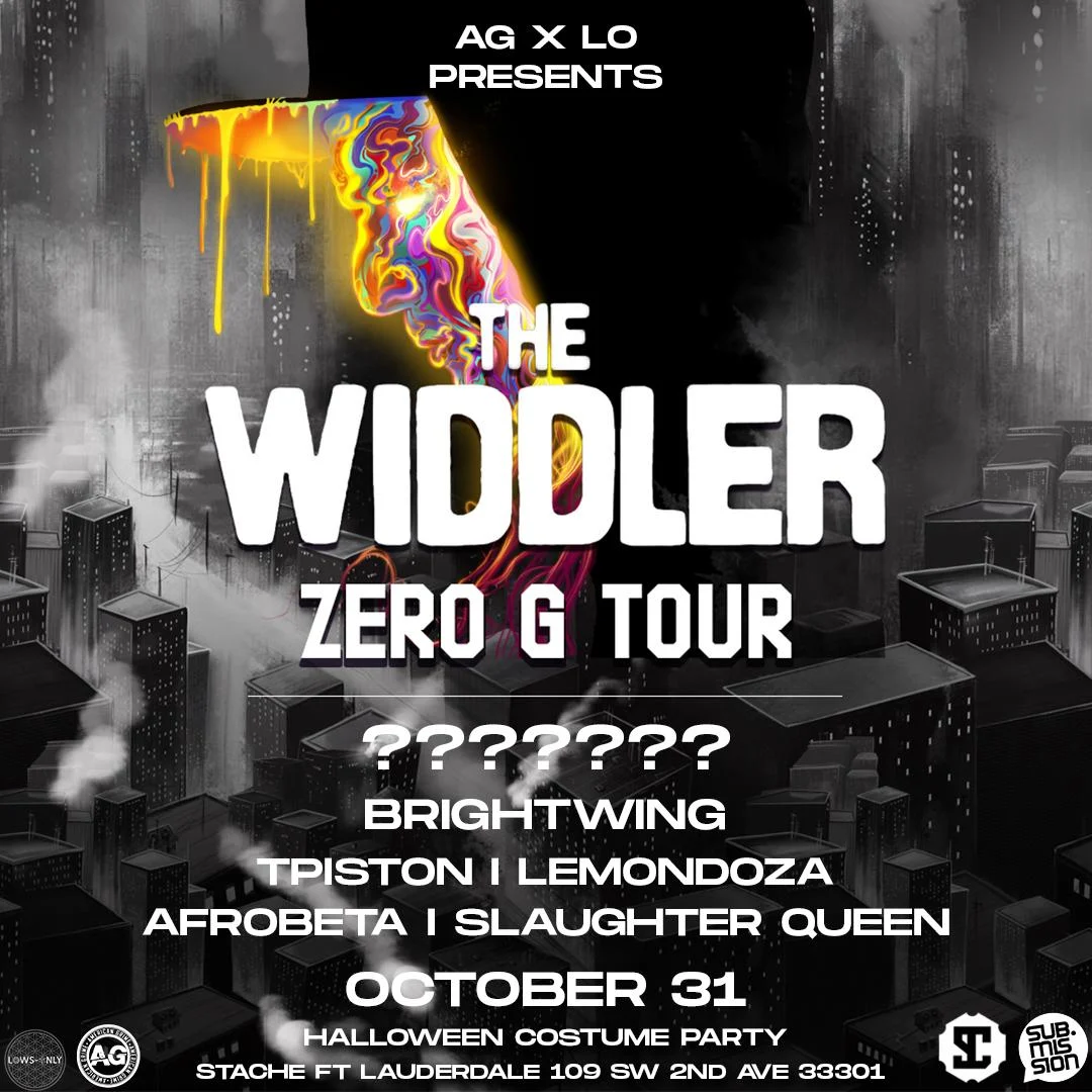 Agxlo Presents: The Widdler's Zero G Album Tour Cover