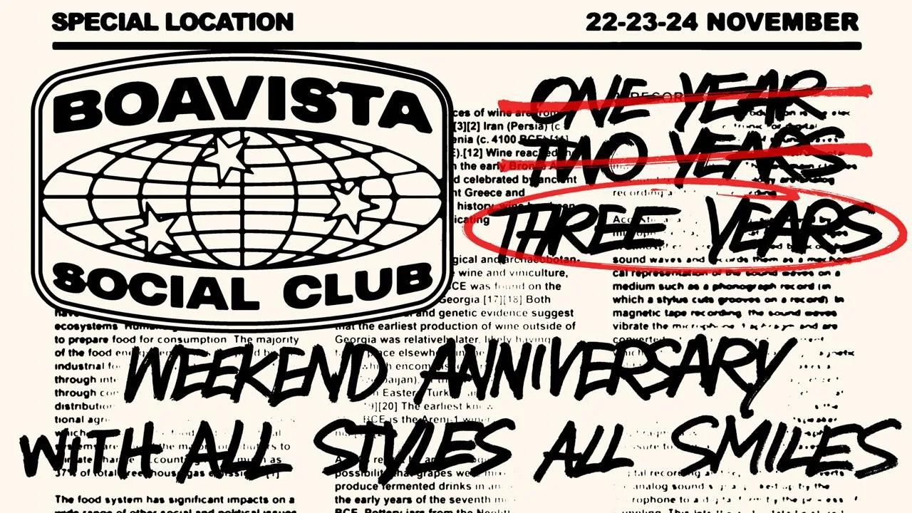Boavista Social Club 3 Years W/ All Styles All Smiles Cover