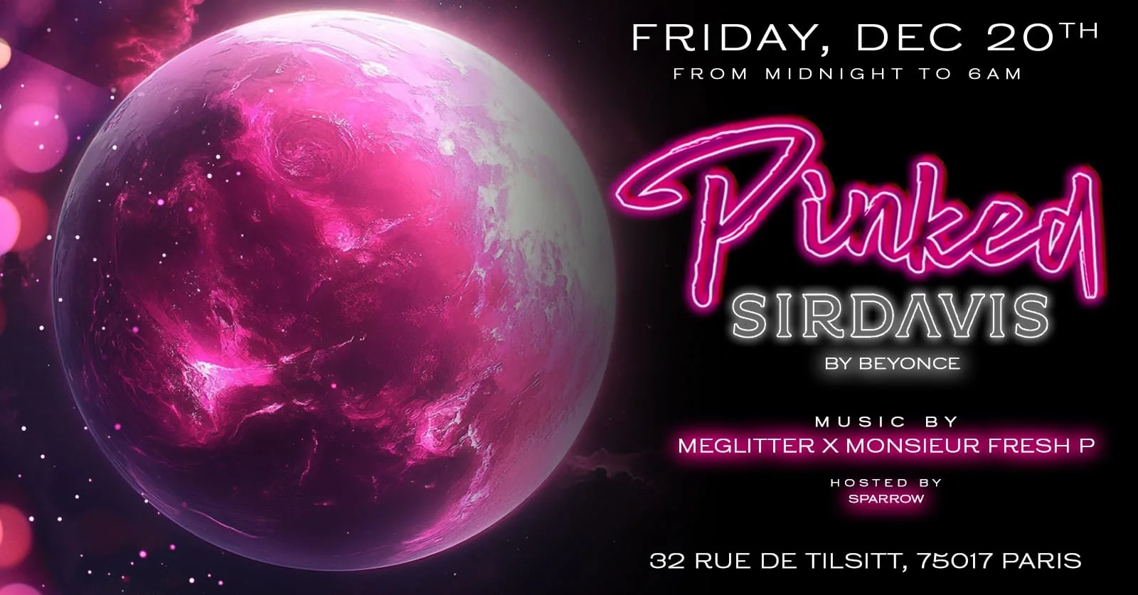 Pinked Paris 20/12 - General Music Cover