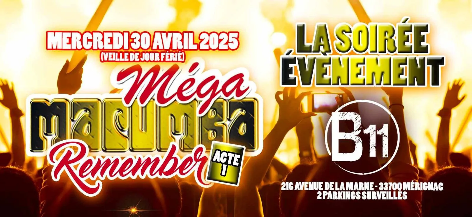 Megamacumba Remember Acte 1 Bordeaux Mérignac Cover