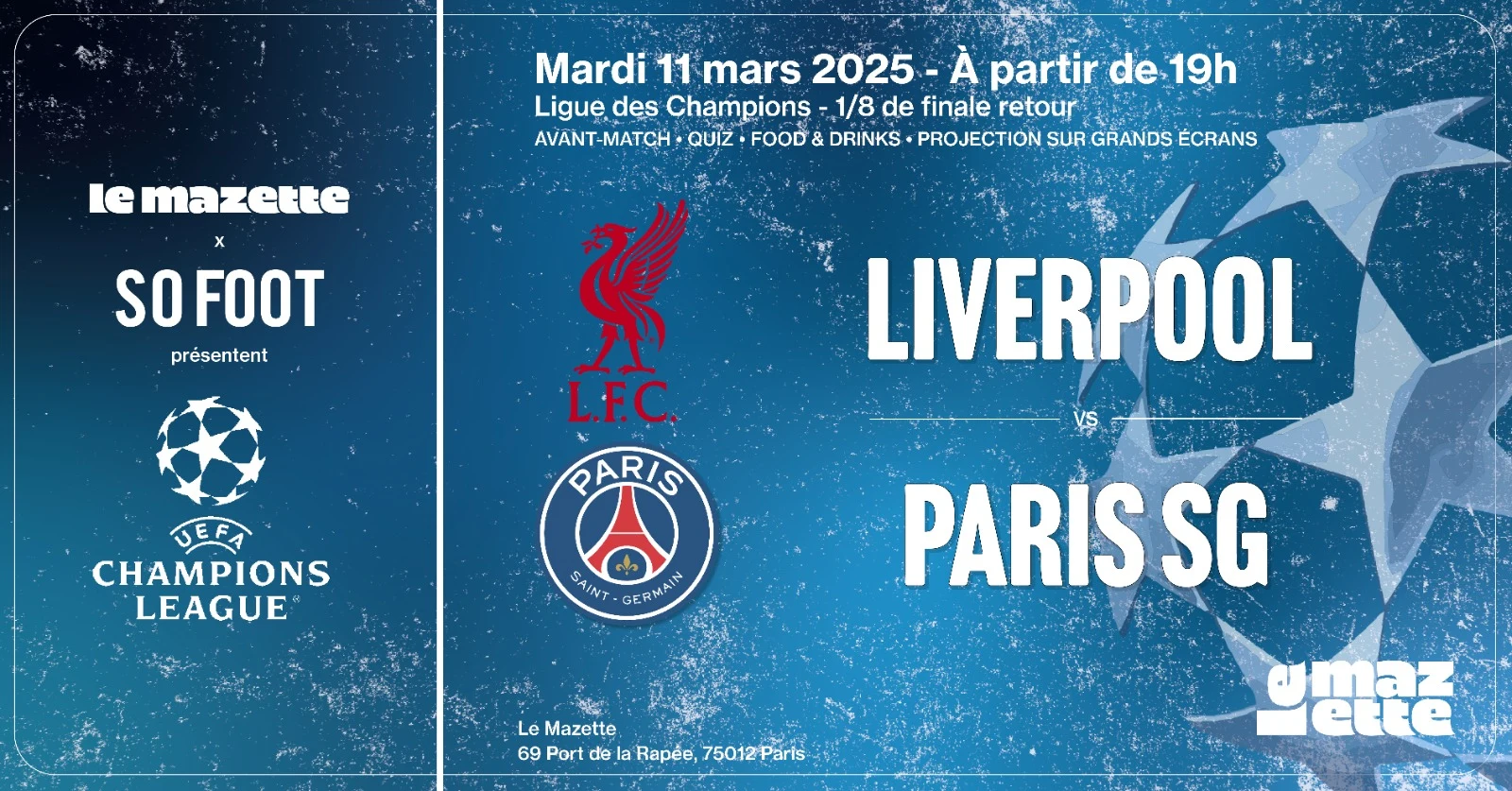 So Foot : Liverpool Vs Psg Cover