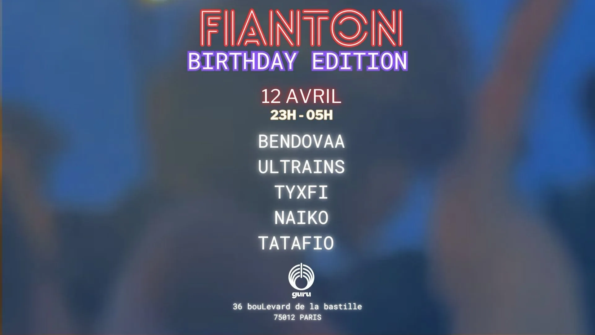 Fianton Birthday Edition X Guru Cover