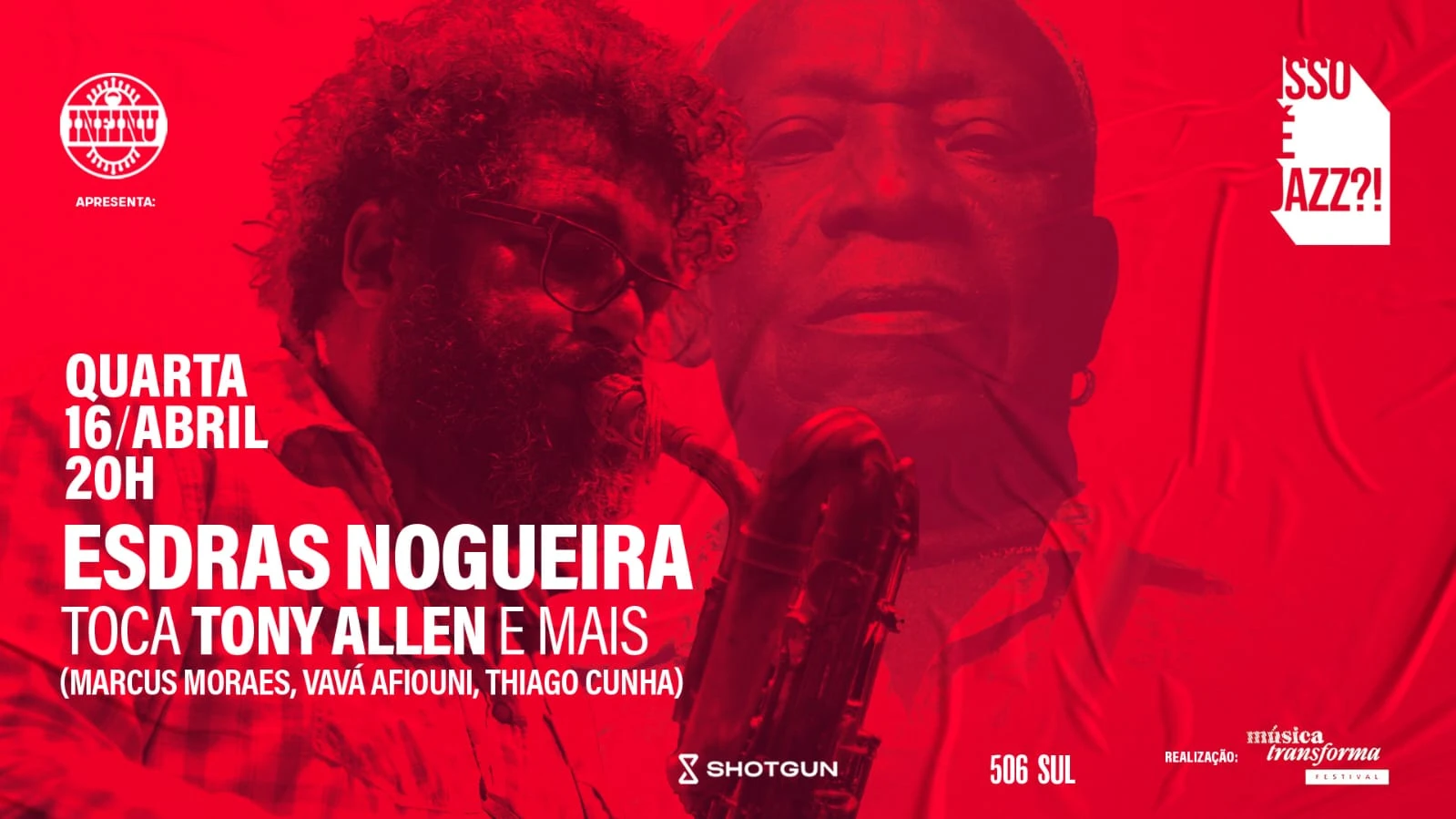 Isso É Jazz!? Esdras Nogueira Toca Tony Allen Cover