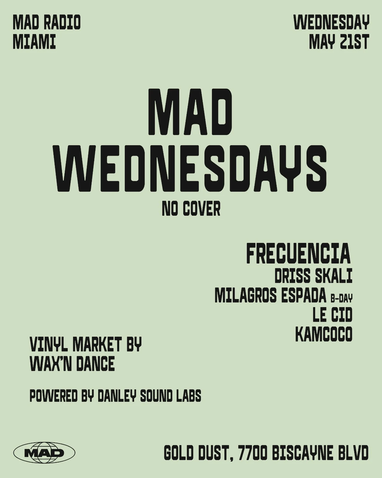 Mad Wednesday - Frecuencia Cover