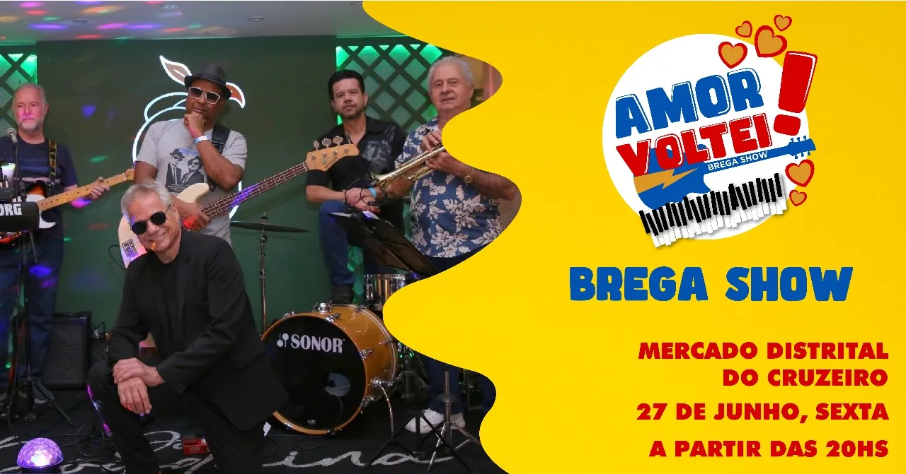 Amor Voltei Brega Show Cover