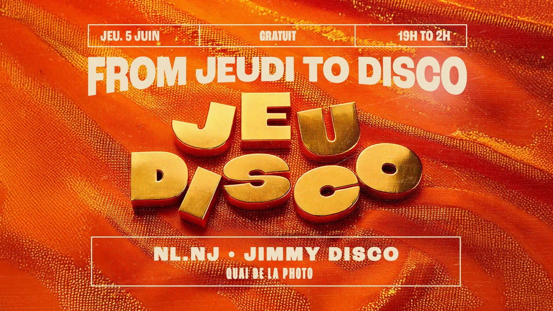 Jeudisco Cover