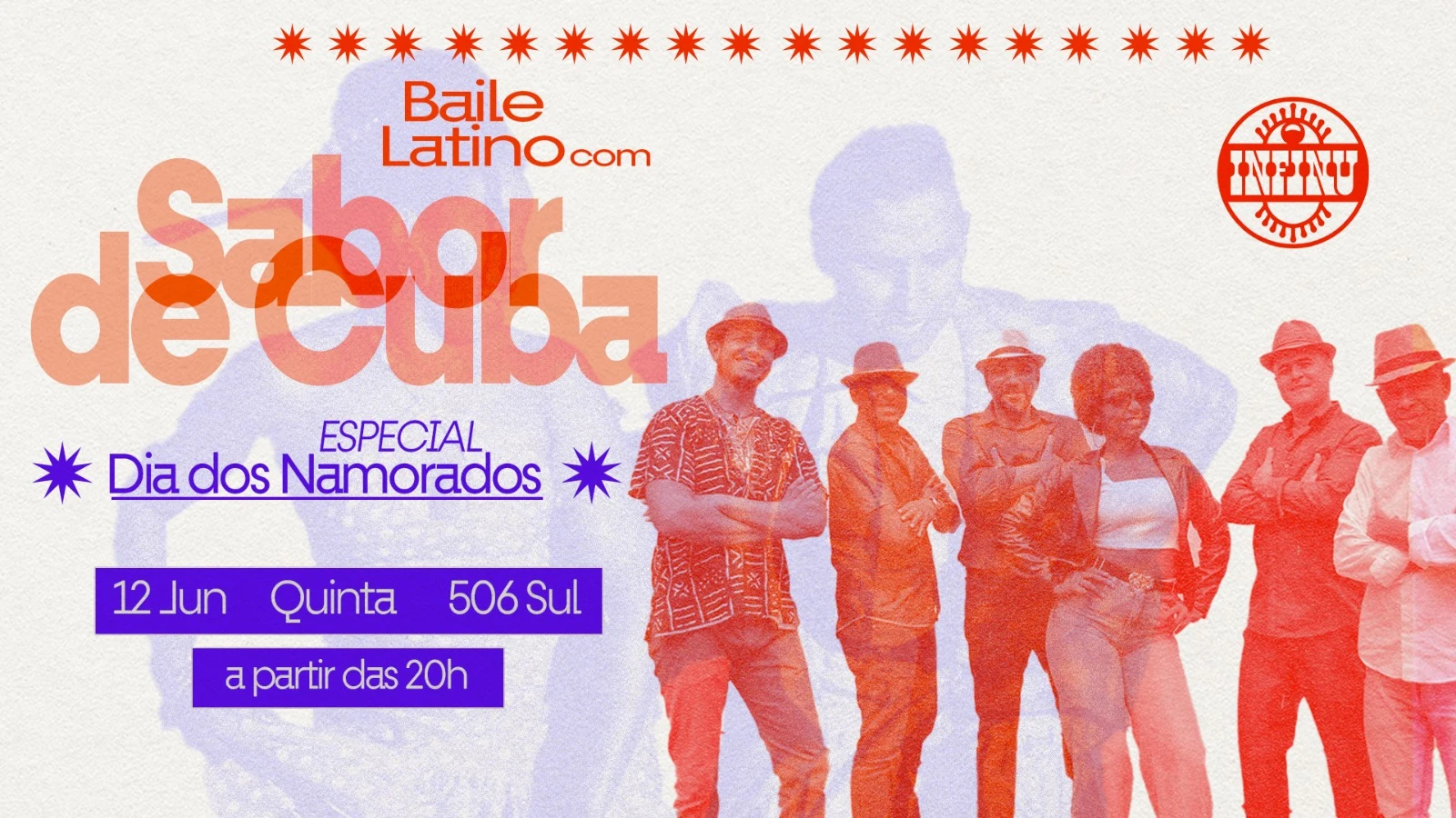Baile Latino Com Sabor De Cuba: Especial Dia Dos Namorados! Cover
