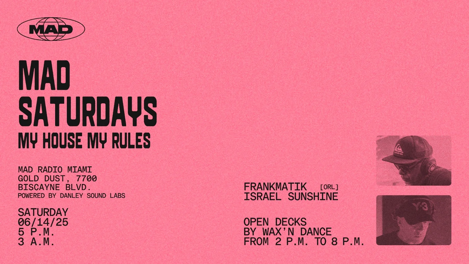 Mad Saturdays / My House My Rules Cover