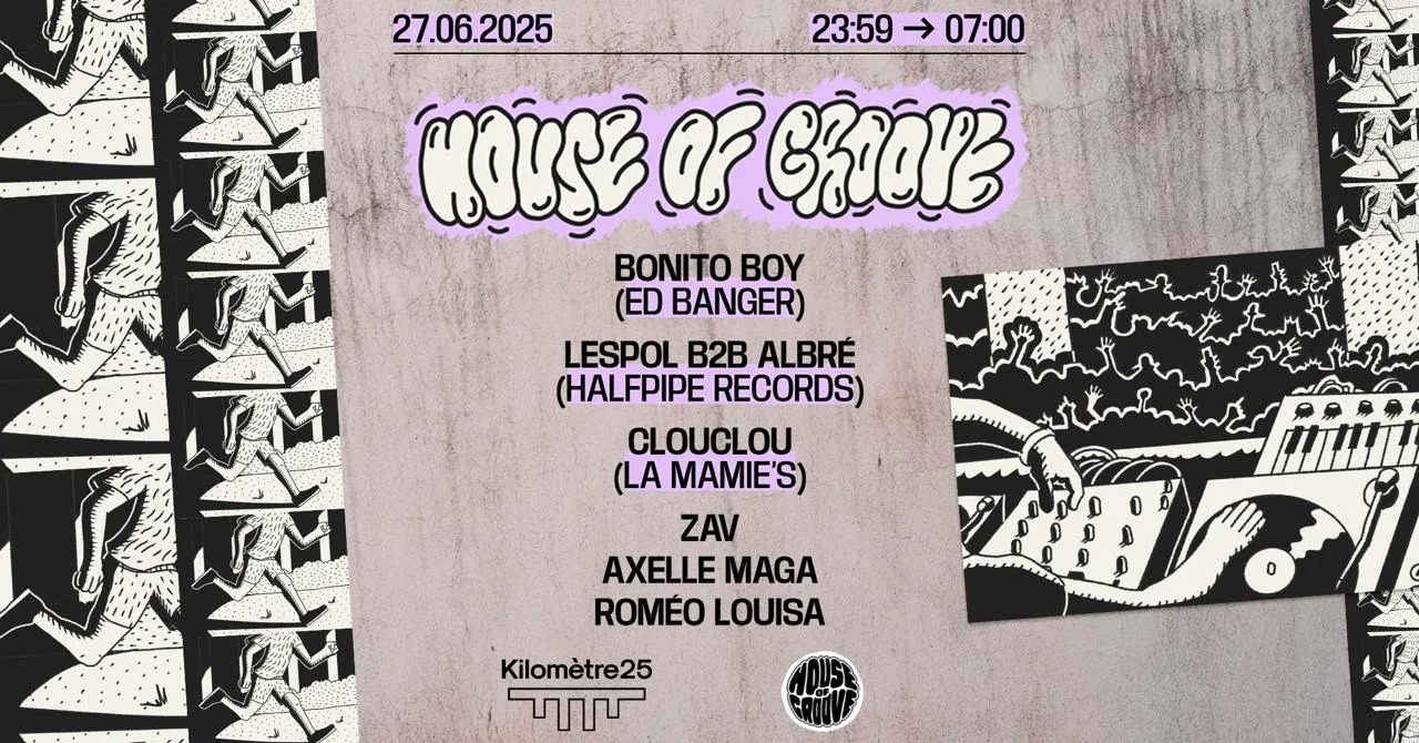 House Of Groove : Ed Banger, La Mamie's, Albré B2b Lespol Cover
