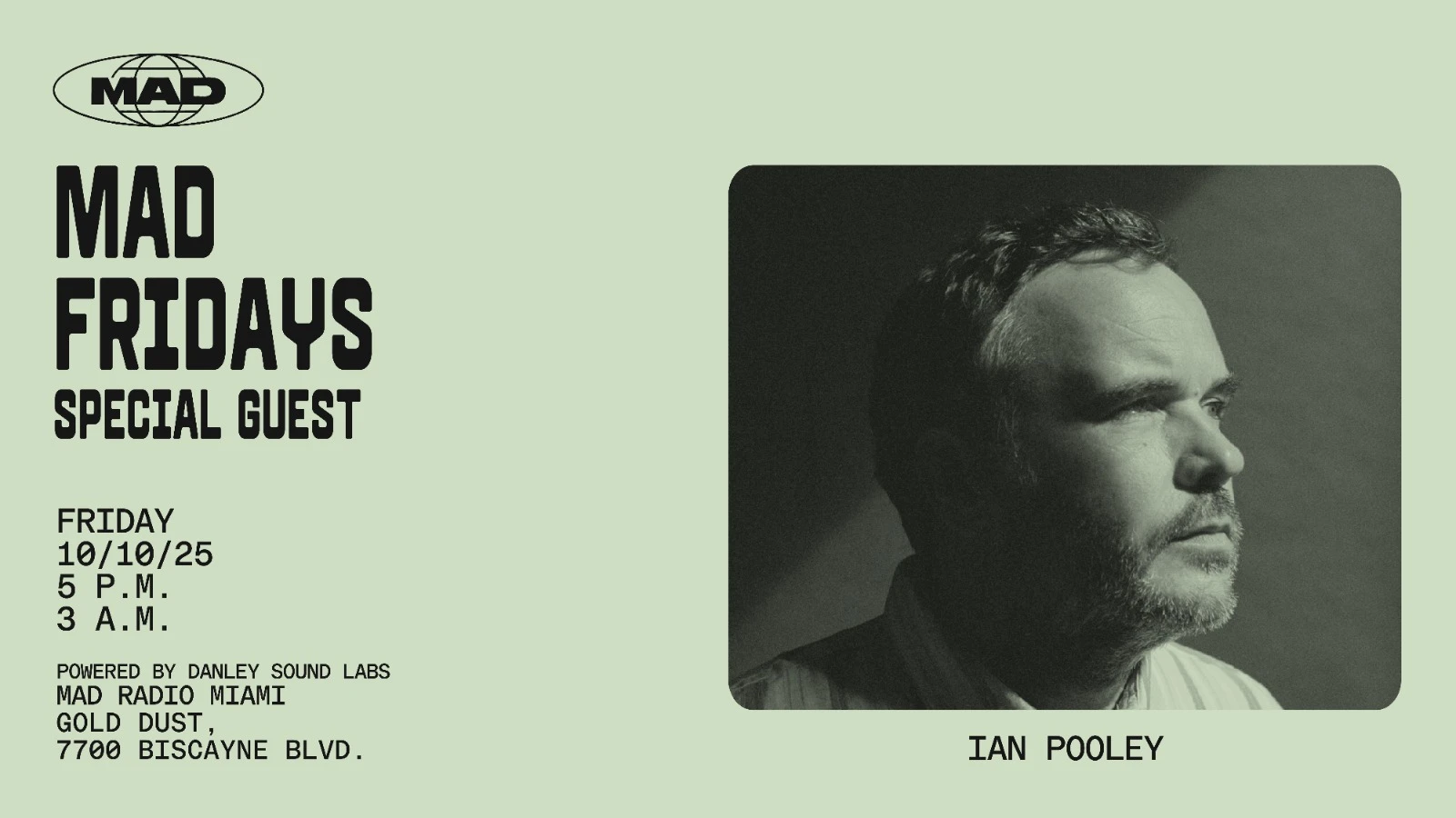 Mad Fridays / Special Guest: Ian Pooley (Ger) At Mad Radio Cover