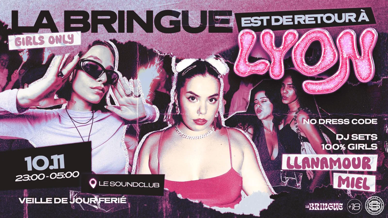 La Bringue Girls Only - Lyon Cover