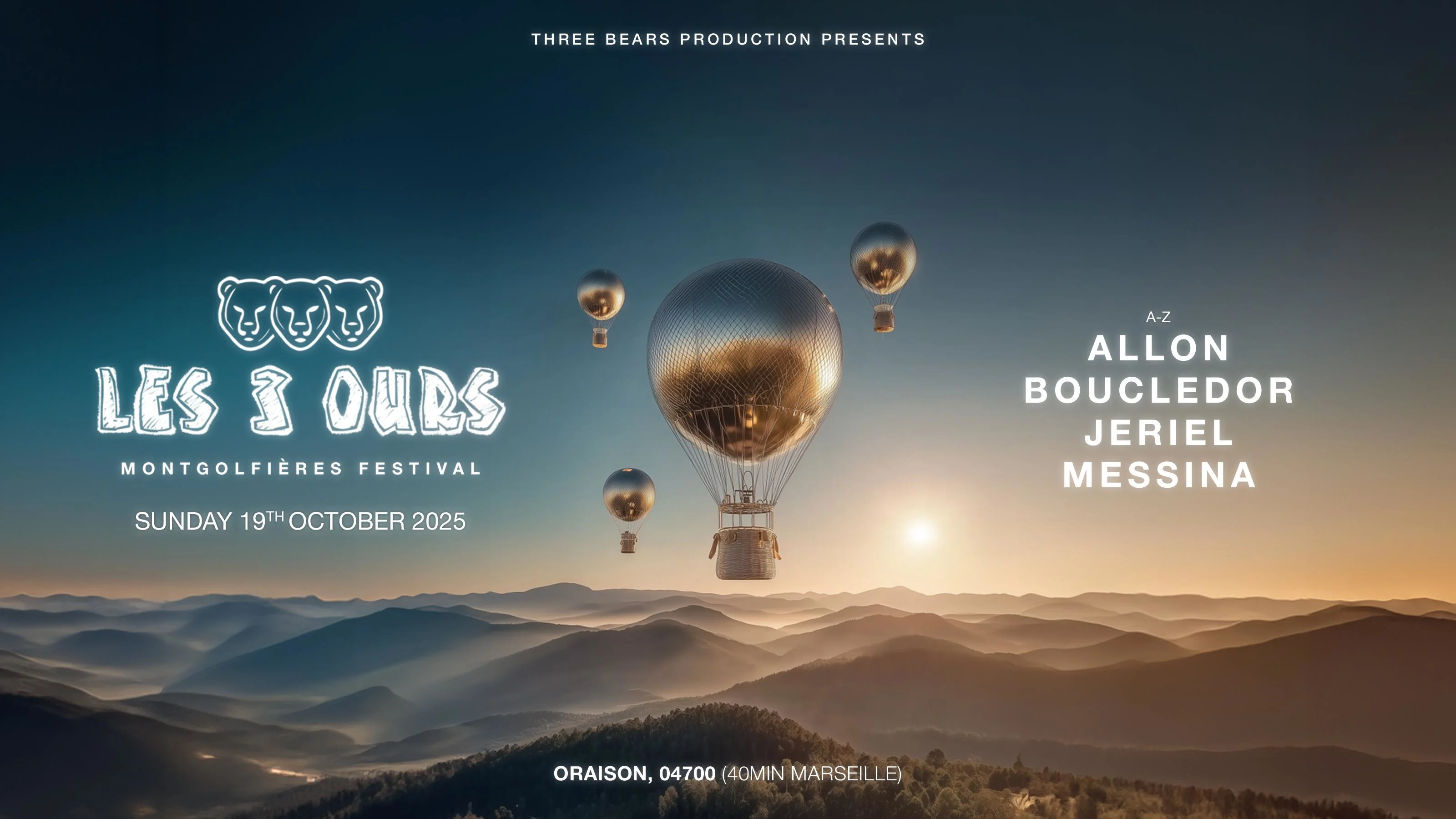 Montgolfiere Festival / Les 3 Ours Cover