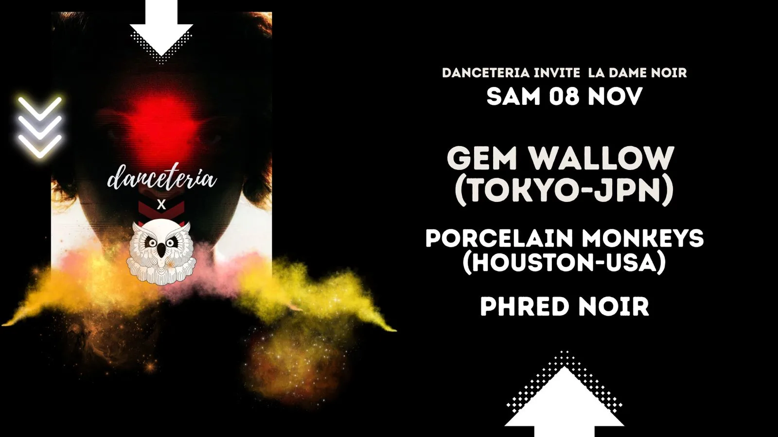 Gem Wallow (Tokyo) +Porcelaine Monkeys (Houston) +Phred Noir Cover