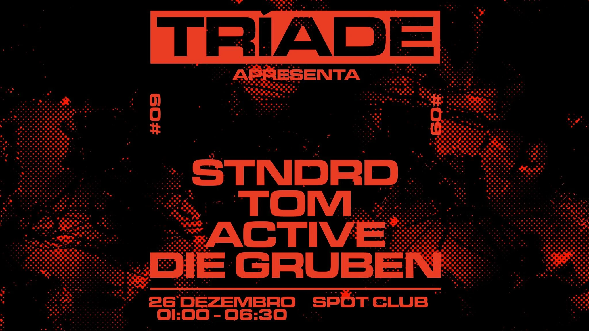 Triade#9 Apresenta Stndrd, Tom Active, Die Gruben Cover