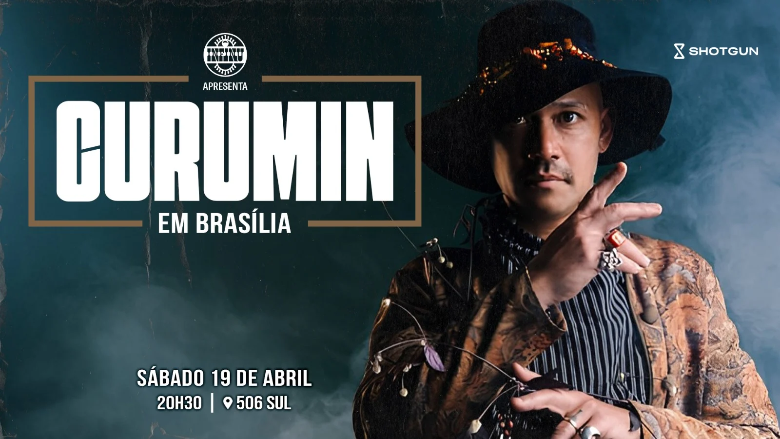 Infinu Apresenta Curumin Em Brasília Cover
