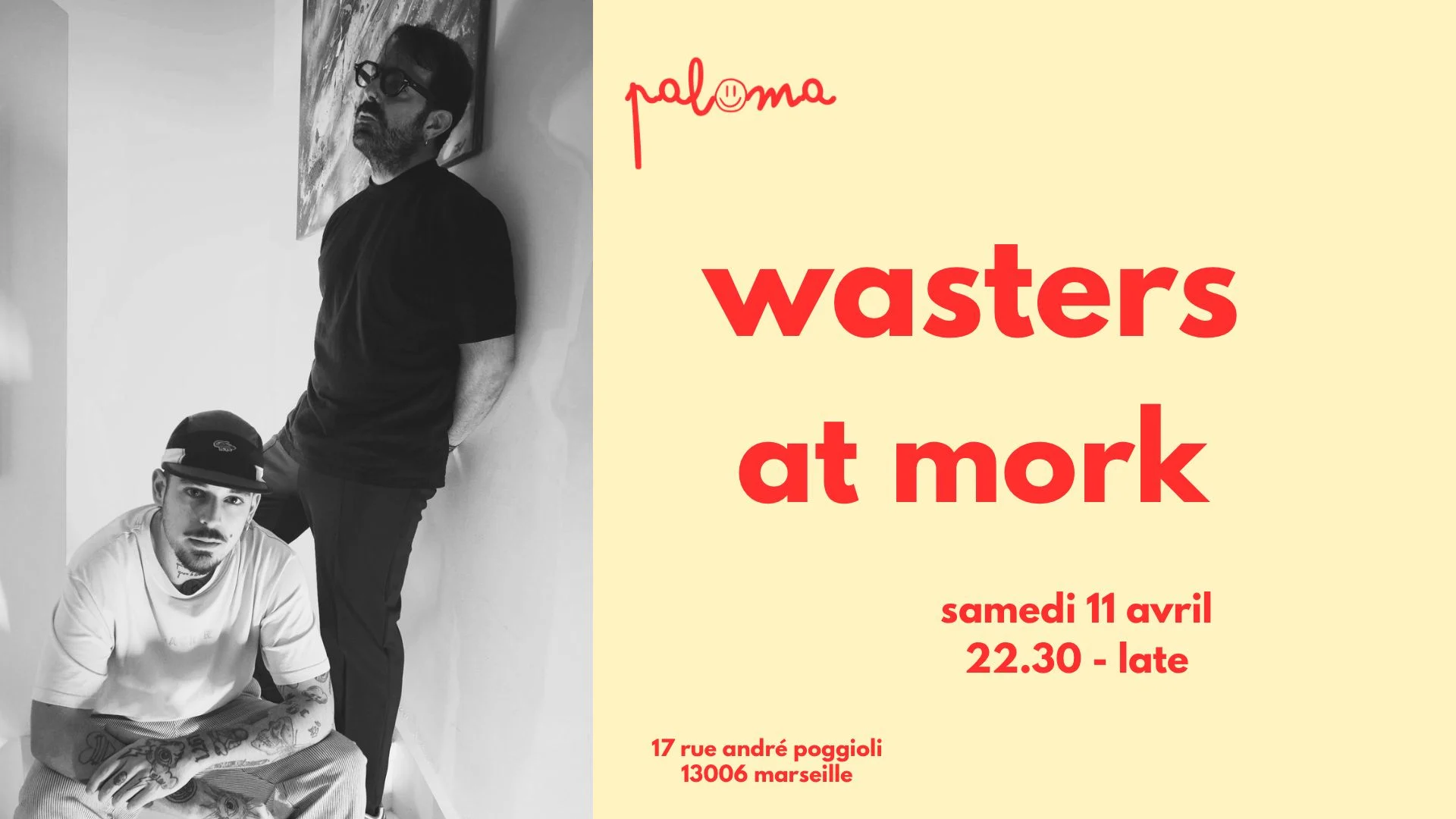 Wasters At Mork @Paloma Cocktail Bar Cover