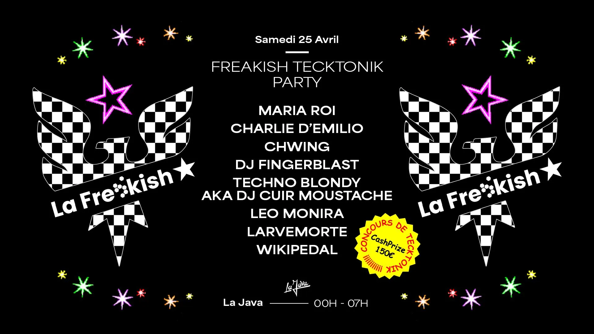 Freakish Tecktonik Party : Dj Fingerblast, Maria Roi & More Cover