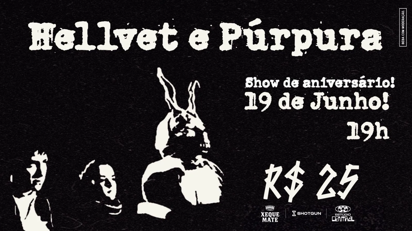Púrpura E Hellvet No Estúdio Central Cover
