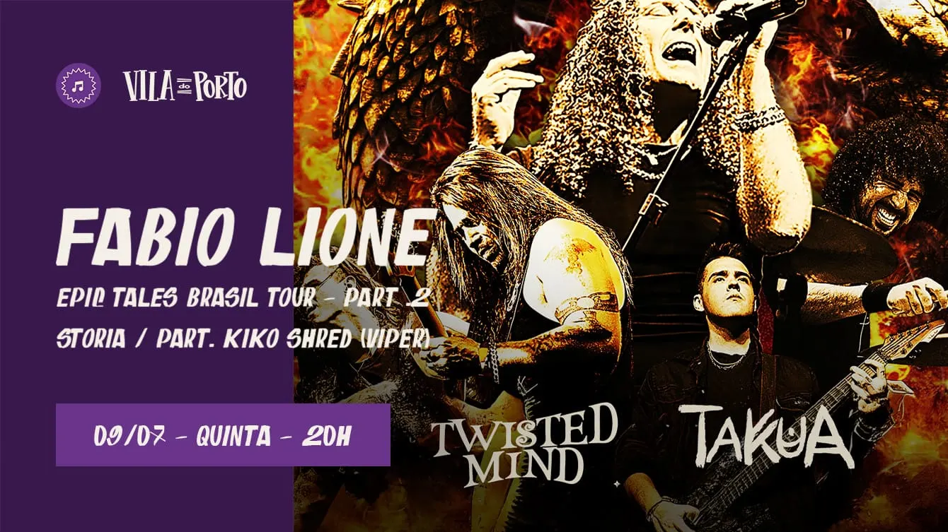 Fabio Lione // Epic Tales Brasil Tour II // Storia Cover
