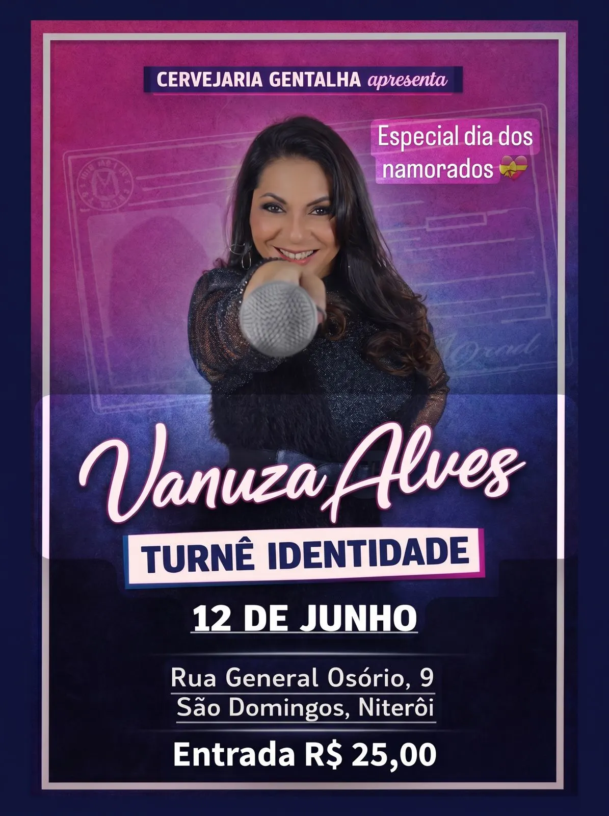 Turnê Identidade - Vanuza Alves Cover