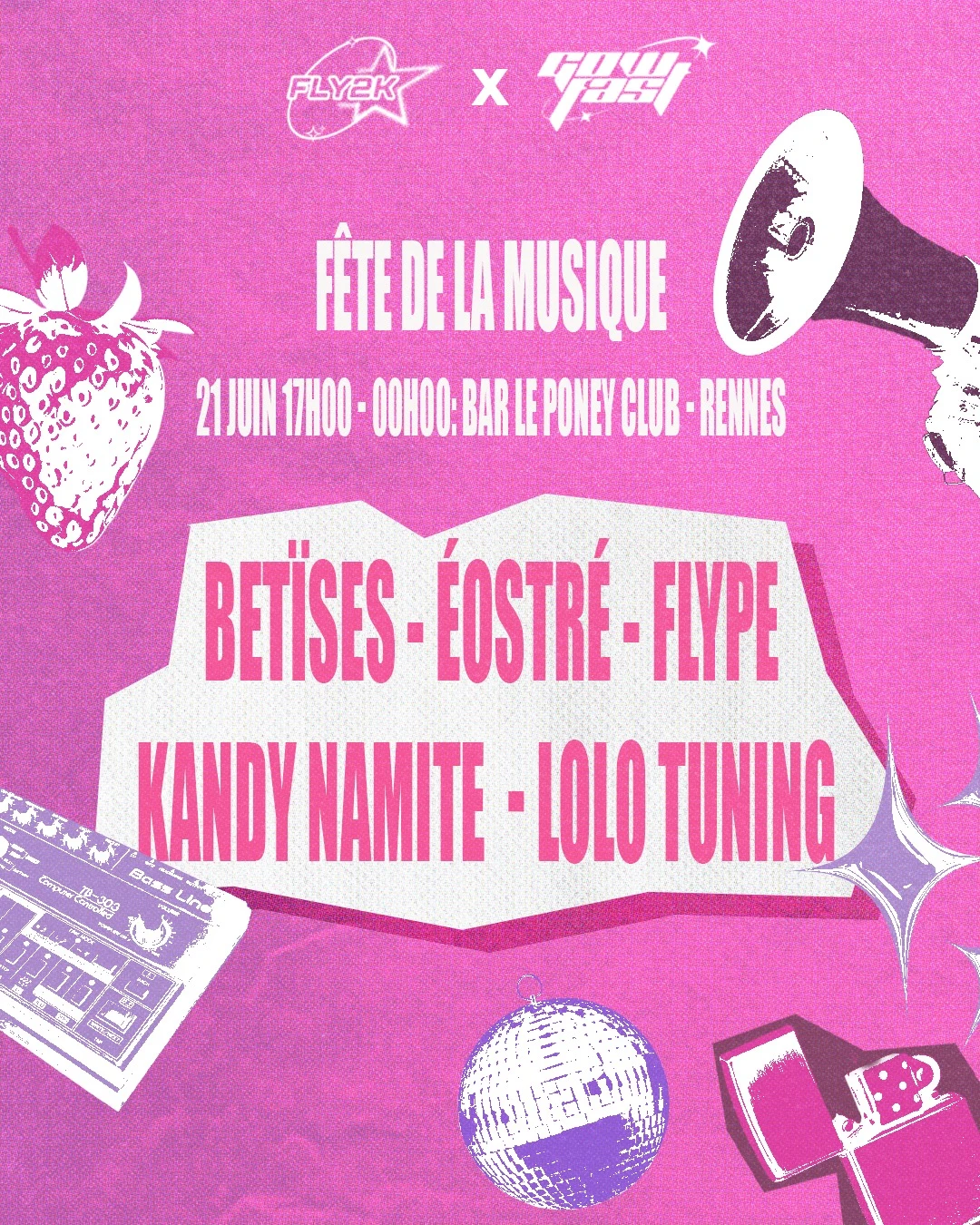 Fête De La Musique Rennes - Fly2k X Gow Fast Cover