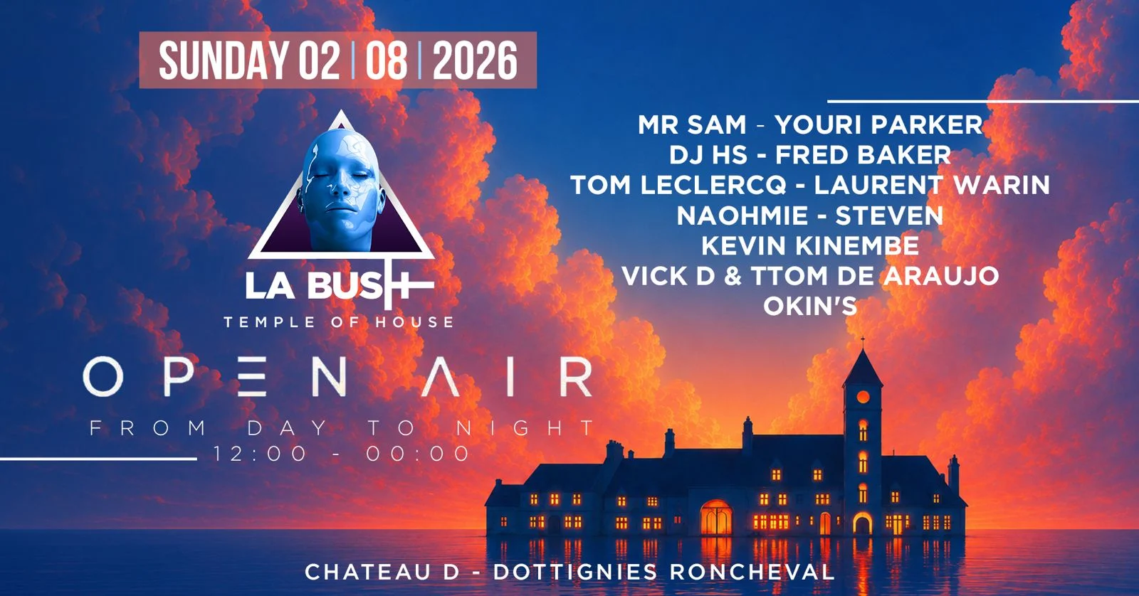 La Bush Temple Of House - Open Air Cover