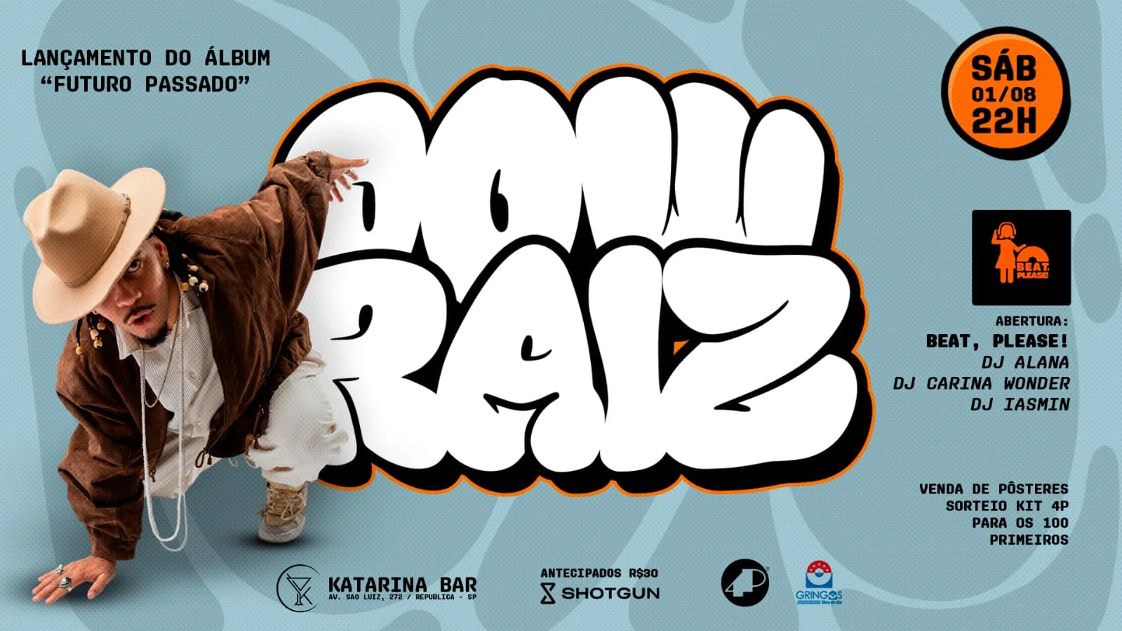 Dow Raiz Show De Lançamento – Álbum Futuro Passado Cover