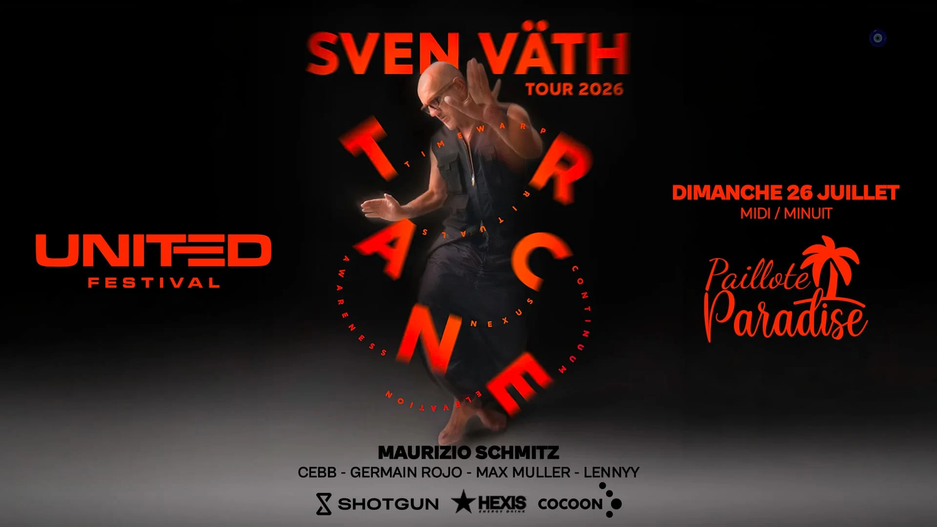 Sven Vath Tour 2026 Cover