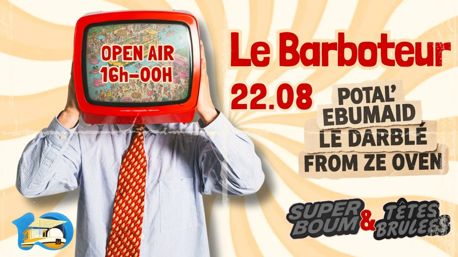 Le Barboteur W/ Super Boum X Têtes Brulées Cover