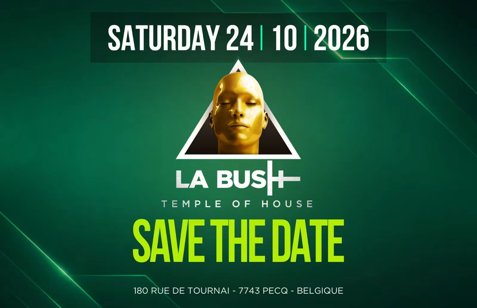 La Bush Temple Of House - 24.10.2026 Cover