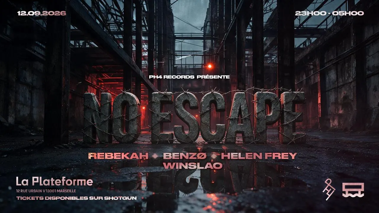 Ph4 Records Présente : No Escape, Opening Season - Marseille Cover