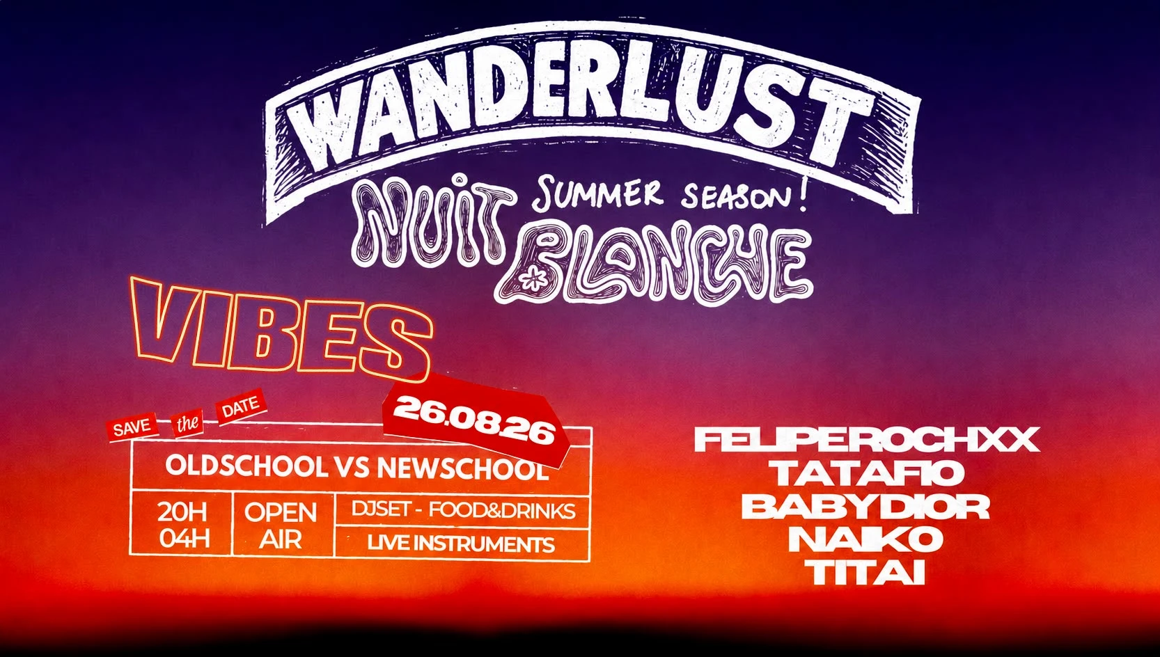 Nuit Blanche Summer Closing X Vibes Cover