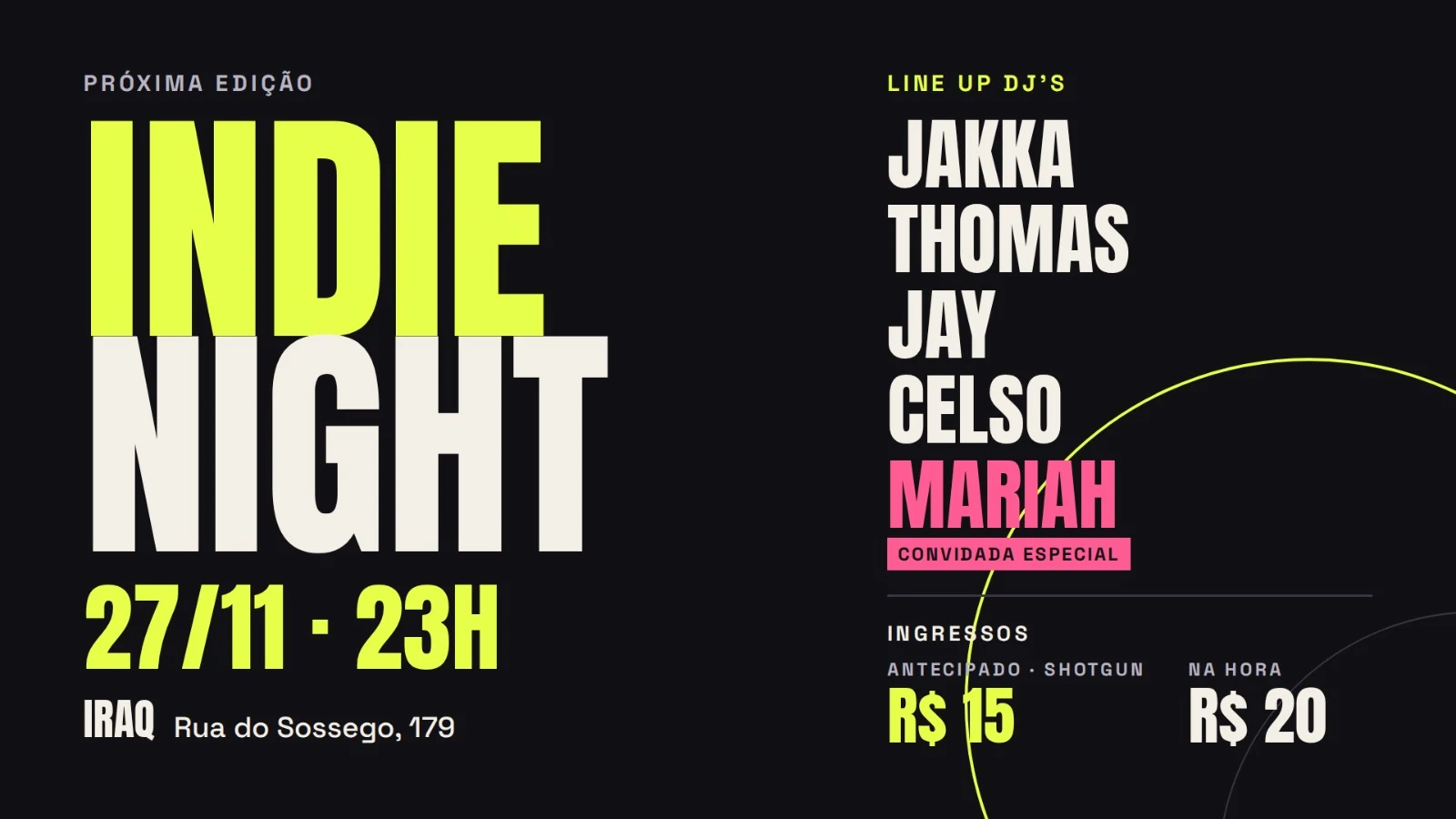 Indie Night Cover