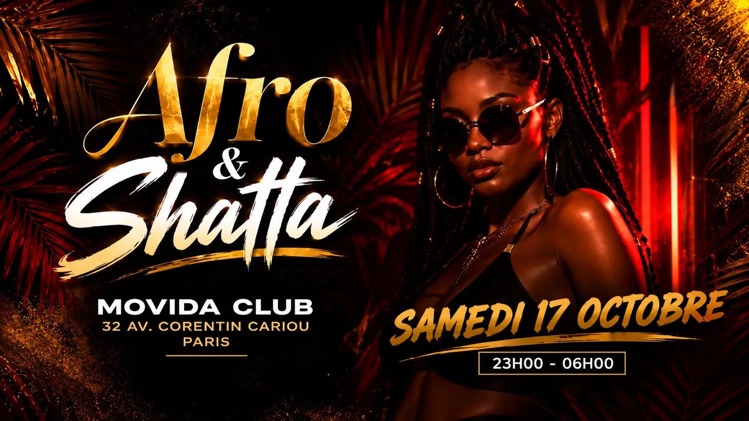 Afro & Shatta - Samedi 17 Octobre Cover