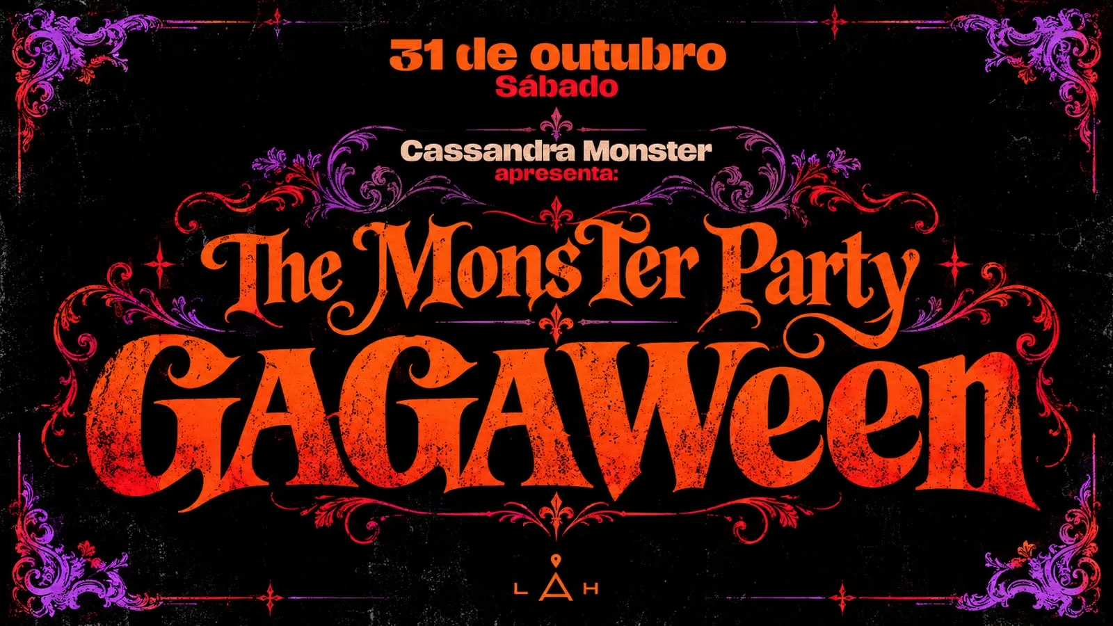 31/10 - The Monster Party: Gagaween Cover