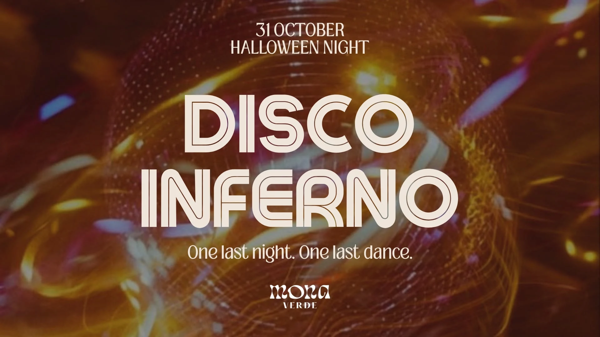 Mona Verde Disco Inferno Cover
