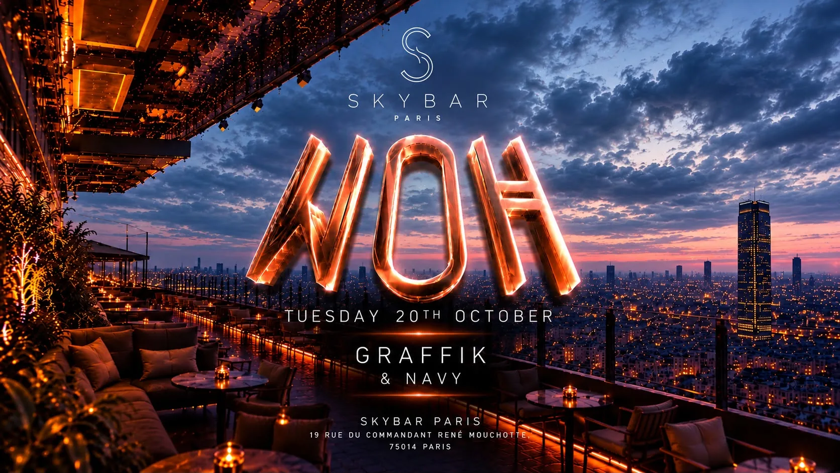 Woh At Skybar W/ Graffik & Navy Cover