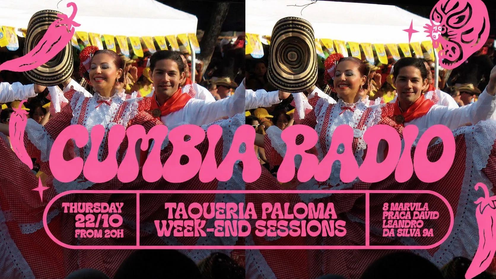 Cumbia Radio - Taqueria Paloma Week-End Sessions -Oct 22th Cover