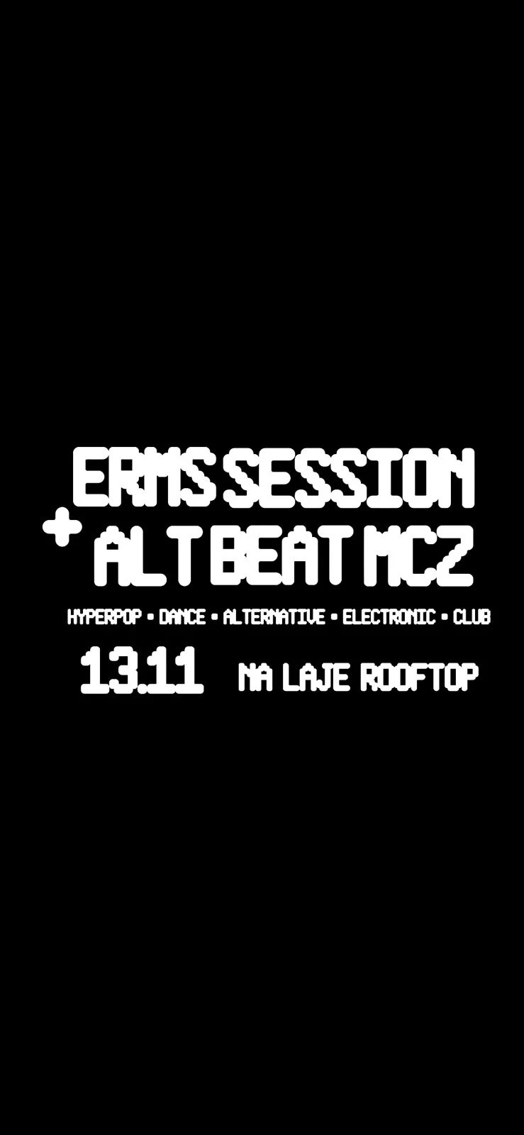 Ermssession + Alt Beat Apresentam: Hyperpop Alternative Club Cover