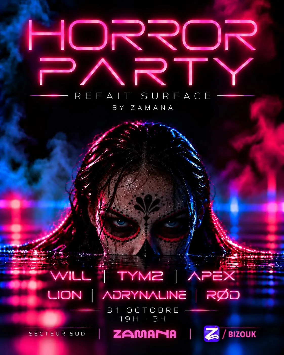 Horror Party By Zamana Cover
