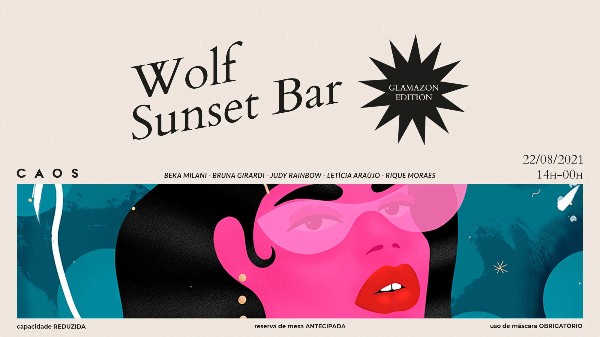 Wolf Sunset Bar Glamazon Edition Cover