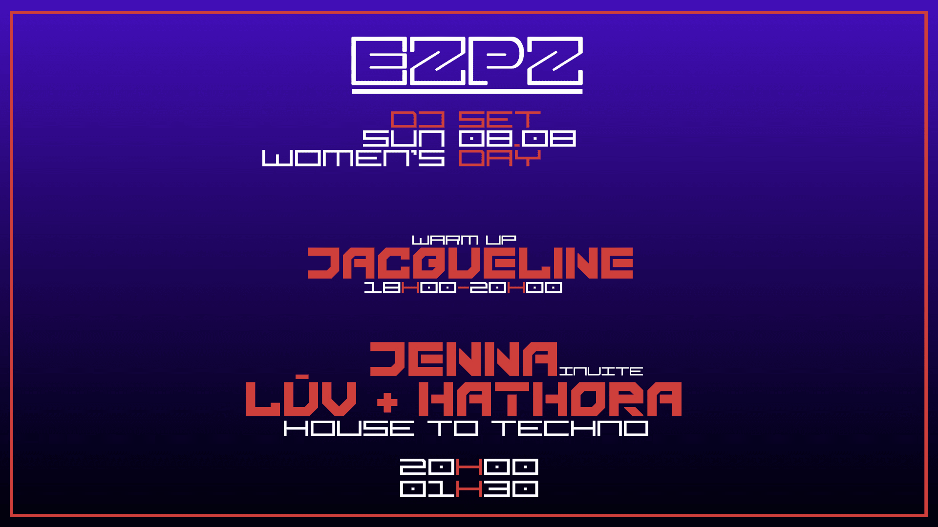 Women's Day @ Ezpz With Jacqueline, Jenna, Hathora, Luv Cover